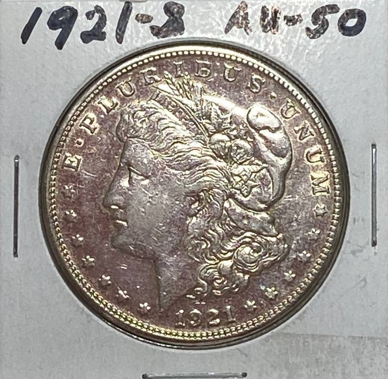 lot 6162 image: 1921-S Morgan Silver Dollar