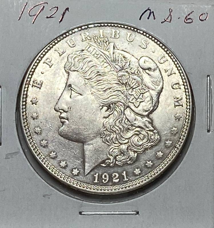 lot 6168 image: 1921 Morgan Silver Dollar