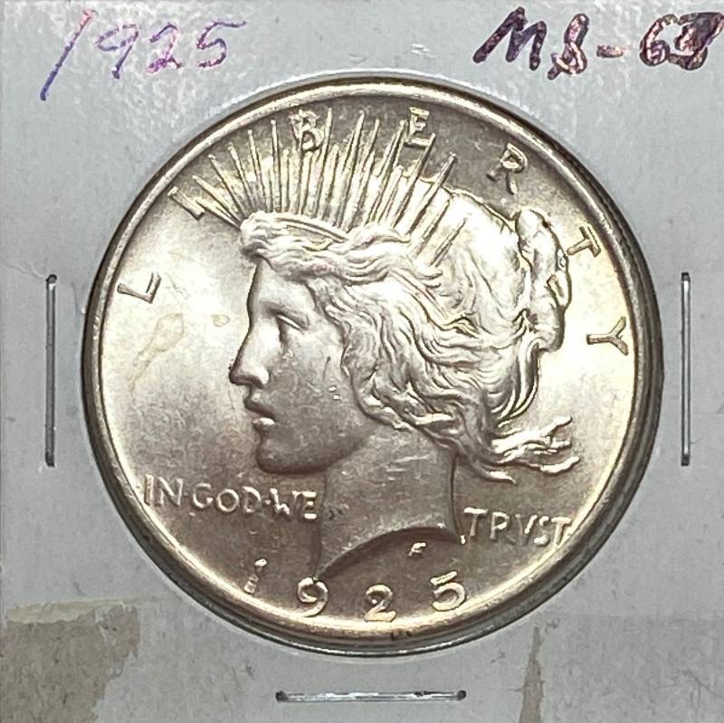 lot 6172 image: 1925 Peace Silver Dollar