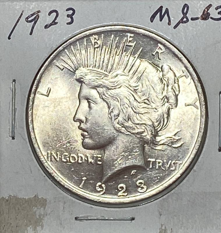 lot 6174 image: 1923 Peace Silver Dollar