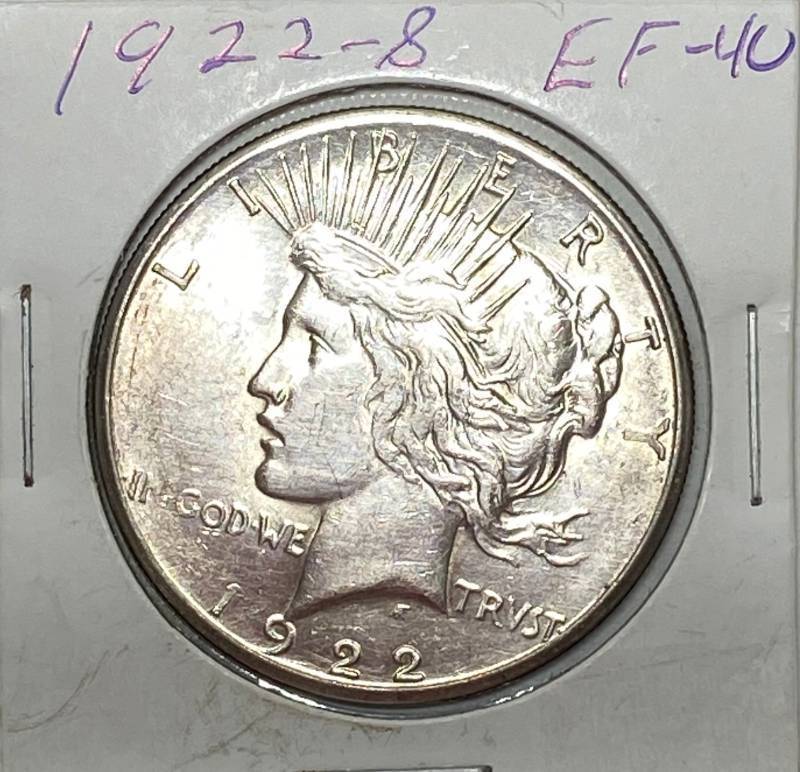 lot 6179 image: 1922-S Peace Silver Dollar