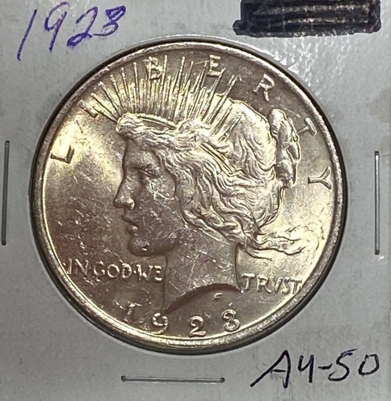 lot 6180 image: 1928 Peace Silver Dollar