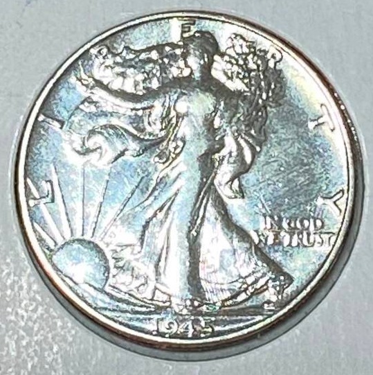 lot 6182 image: 1945 Standing Liberty - Silver Half Dollar