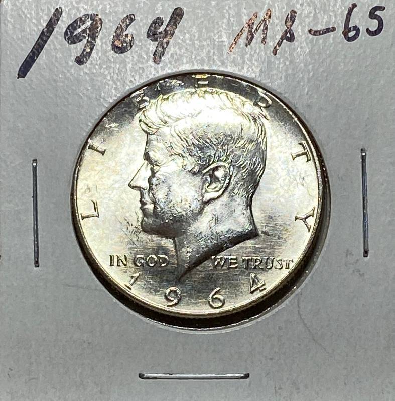 lot 6198 image: 1964 Kennedy Half Dollar