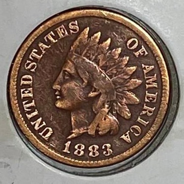 lot 6208 image: 1883 Indian Head Penny - One Cent