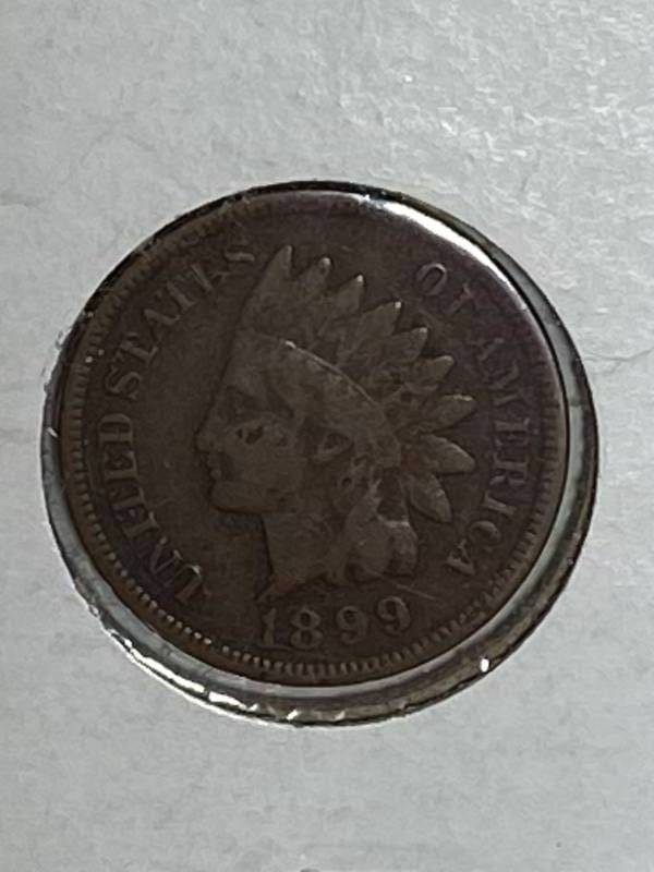 lot 6212 image: 1899 Indian Head Penny - One Cent