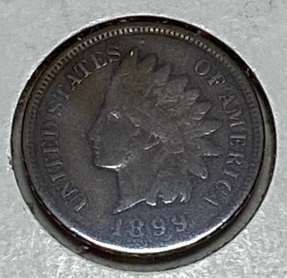 lot 6213 image: 1899 Indian Head Penny - One Cent