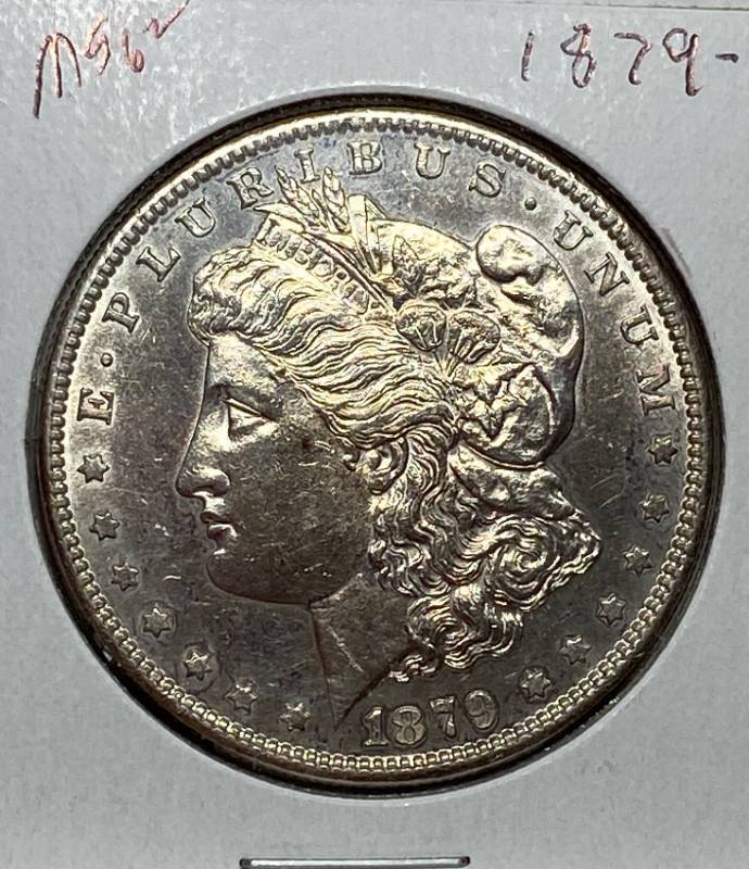 lot 6221 image: 1879 Morgan Silver Dollar