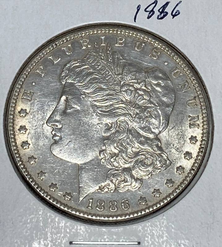 lot 6223 image: 1886 Morgan Silver Dollar