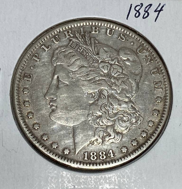 lot 6224 image: 1884 Morgan Silver Dollar