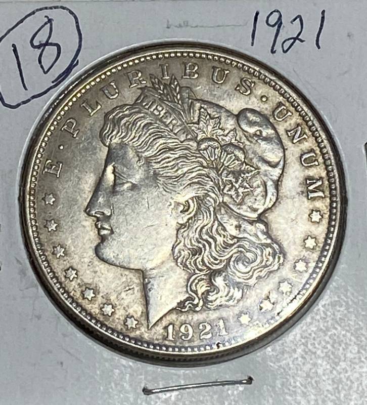 lot 6226 image: 1921 Morgan Silver Dollar