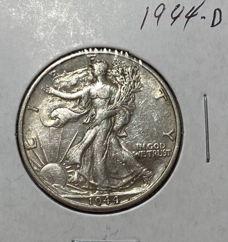 lot 6246 image: 1944-D Walking Liberty Half Dollar