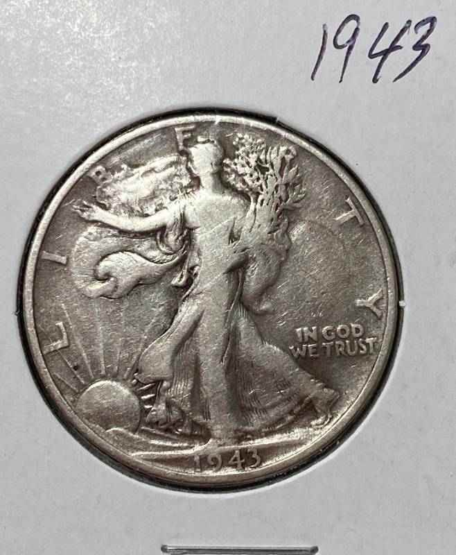 lot 6247 image: 1943 Walking Liberty Half Dollar