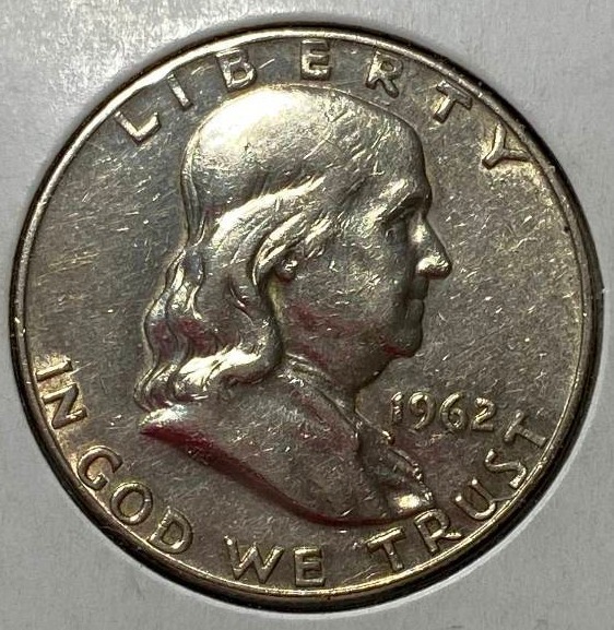 lot 6259 image: 1962-D Benjamin Franklin - Half Dollar