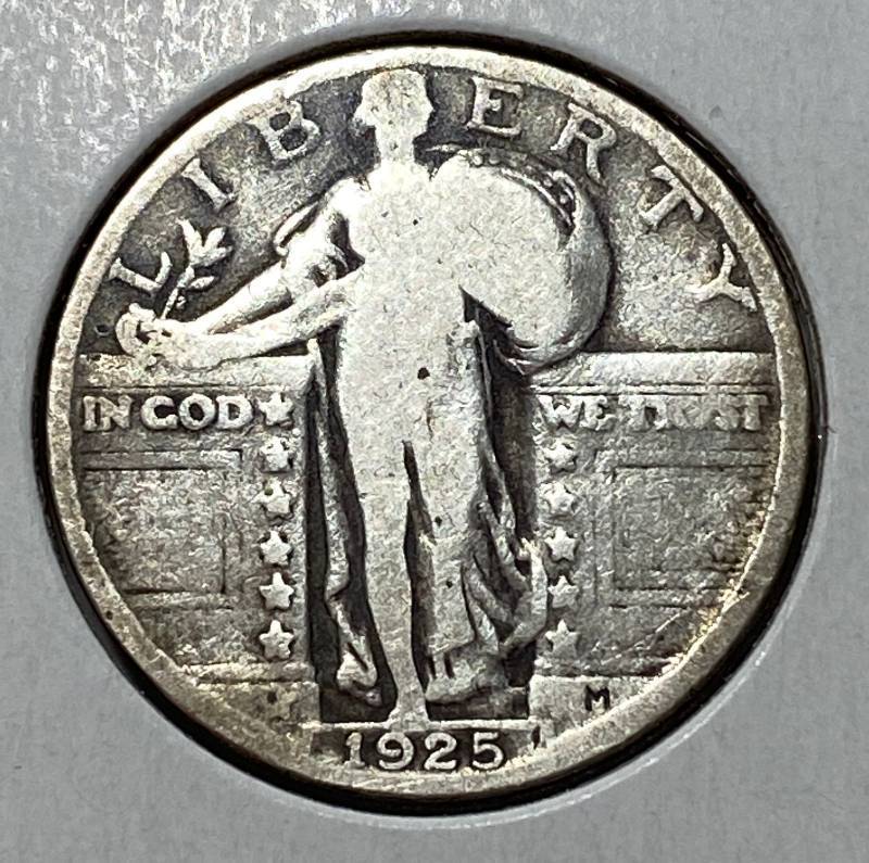 lot 6269 image: 1925 Standing Liberty Quarter Dollar