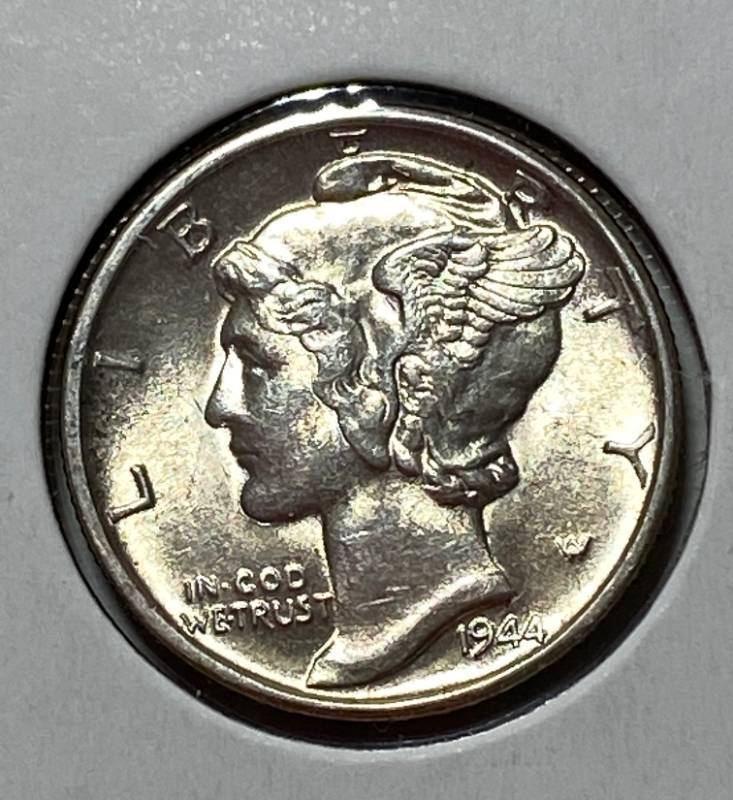 lot 6272 image: 1944-S Mercury Dime