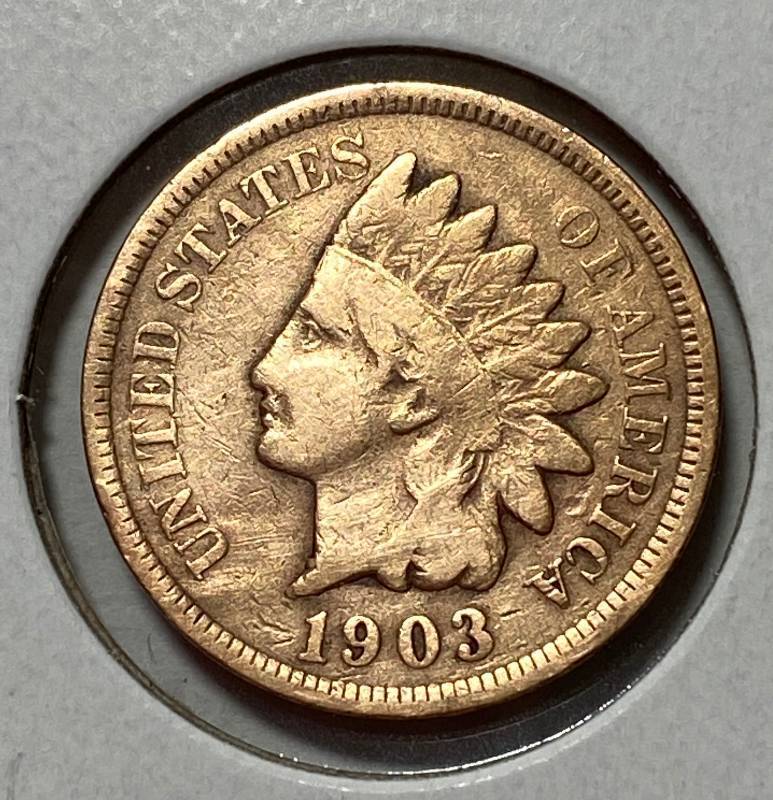 lot 6283 image: 1903 Indian Head Penny - One Cent