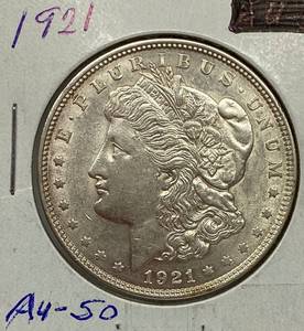 lot 1598 image: 1921 Morgan Silver Dollar