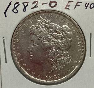 lot 1611 image: 1882-O Morgan Silver Dollar