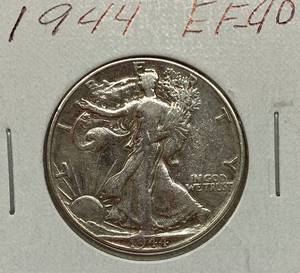 lot 1635 image: 1944 Walking Liberty Half Dollar