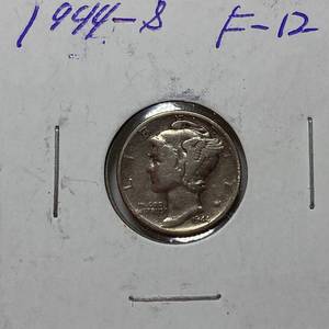 lot 1681 image: 1944-S Mercury Dime