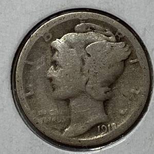 lot 1682 image: 1918 Mercury Dime