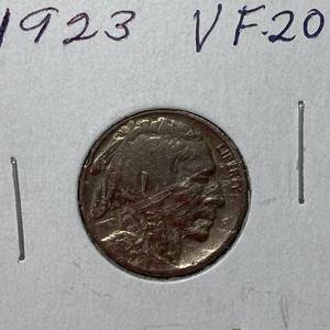 lot 1688 image: 1923 Buffalo Nickel