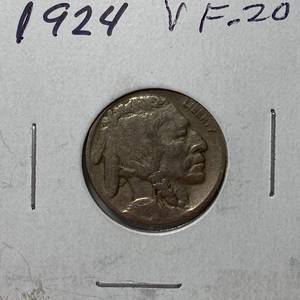 lot 1689 image: 1924 Buffalo Nickel