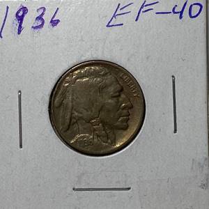 lot 1694 image: 1936 Buffalo Nickel