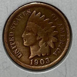 lot 1706 image: 1903 Indian Head Penny - One Cent