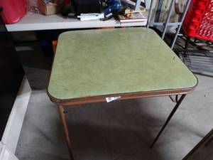 lot 3408 image: Square Folding Table