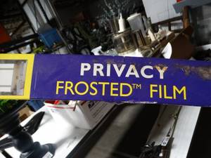 lot 3465 image: Privacy Frosted Film