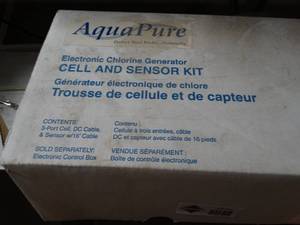 lot 3476 image: Electric Chlorine Generator Cell and Sensor Kit