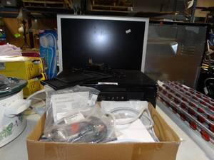 lot 3493 image: Lot of Electronics-- Monitor, Printer, etc