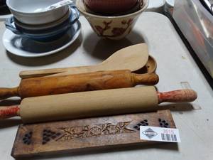 lot 3515 image: Rolling Pins and Wooden Spoons