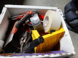 lot 3526 image: Lot of Hand Held Tools and Tape