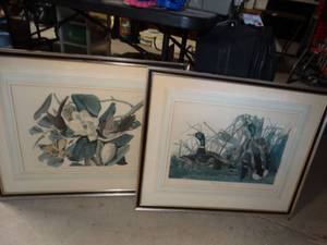 lot 3542 image: Flower Picture and Duck Picture