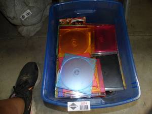 lot 3574 image: Lot of Colored CD Cases