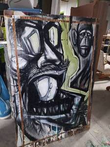 lot 3610 image: Large Unique Painting by Seth