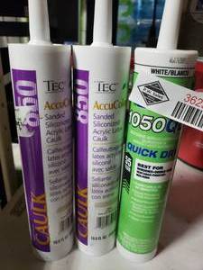 lot 3623 image: Lot of 3 Tubes of Caulk