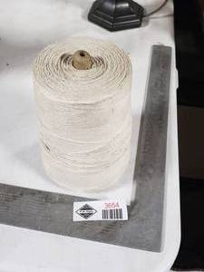 lot 3654 image: Metal Framing Square and Large Spool of Thread
