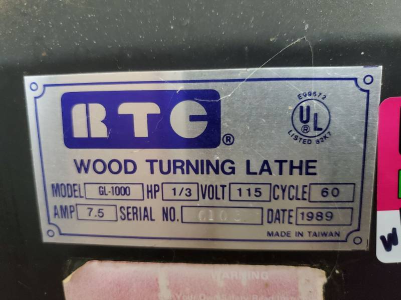 Rtc wood store lathe