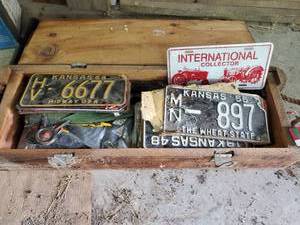 lot 144 image: Antique License Plates