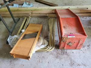 lot 145 image: Car Ramp, TV Trays,  Kraut Cutter