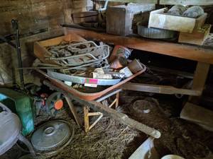 lot 1054 image: Wheel Barrow And Contents
