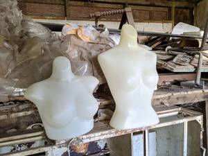 lot 1071 image: Plastic Busts