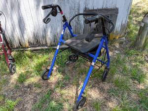 lot 1084 image: Folding Wheeled Walker