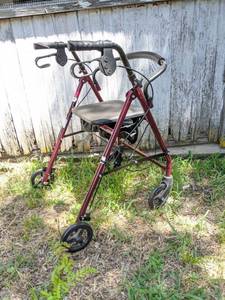 lot 1085 image: Folding Wheeled Walker