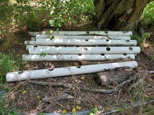 lot 1092 image: (11) PVC Pipes With Holes