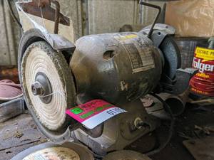 lot 1105 image: Valley 6 Inch Electric Bench Grinder BG-6